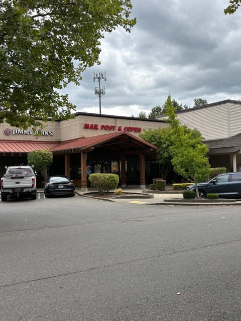 The Mail Post & Copies storefront in the Sammamish Highlands Center